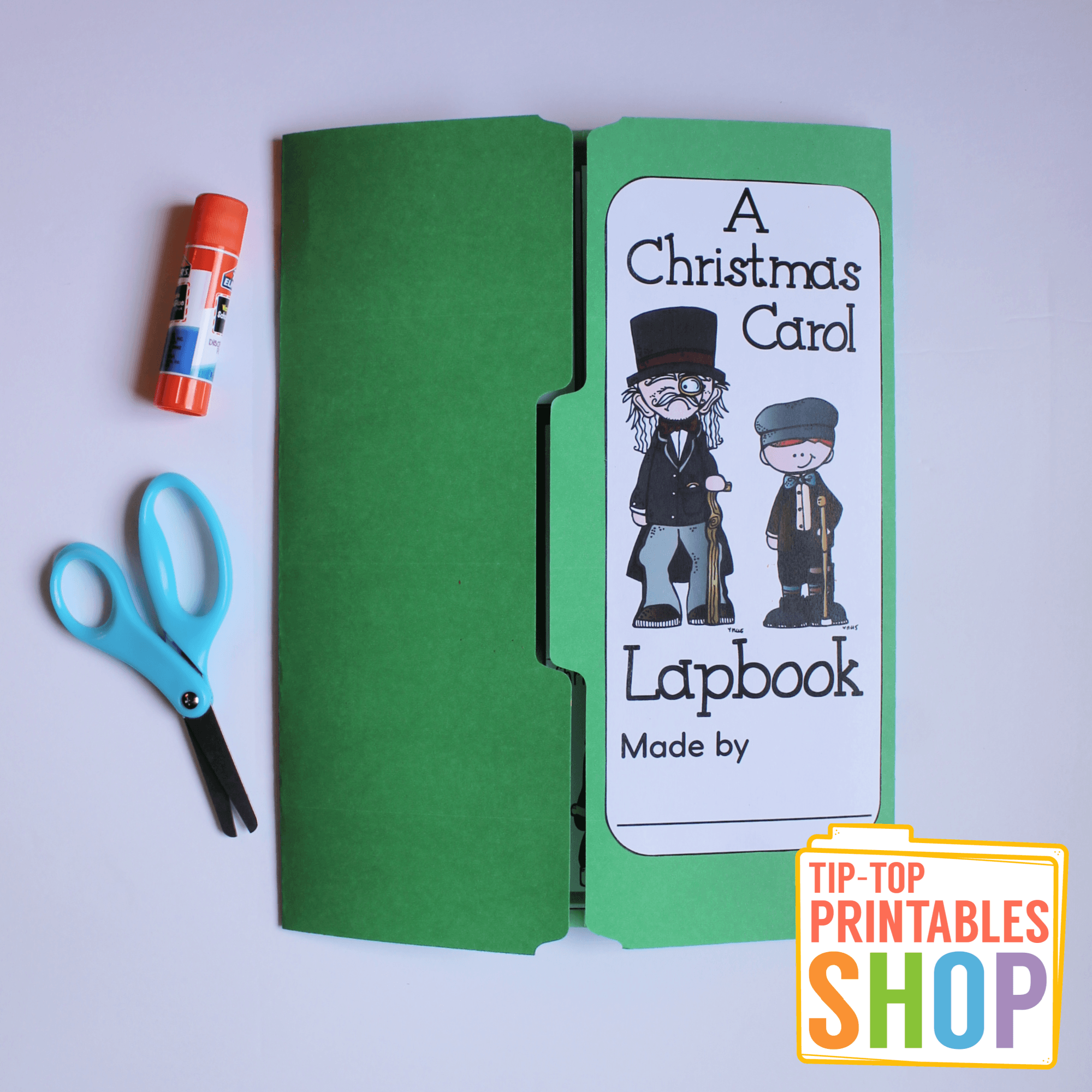 A Christmas Carol Lapbook – The Tip-Top Printables Shop