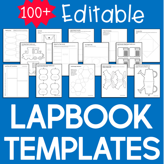 Editable Lapbook Templates