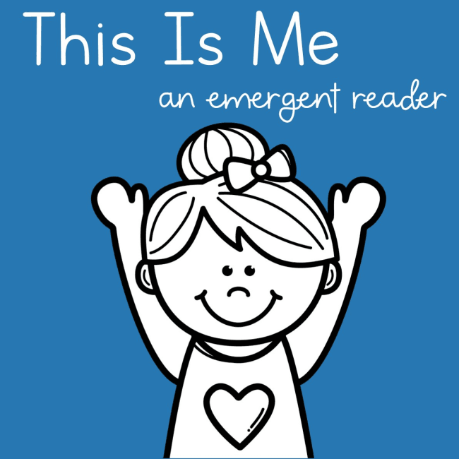 All About Me Emergent Reader