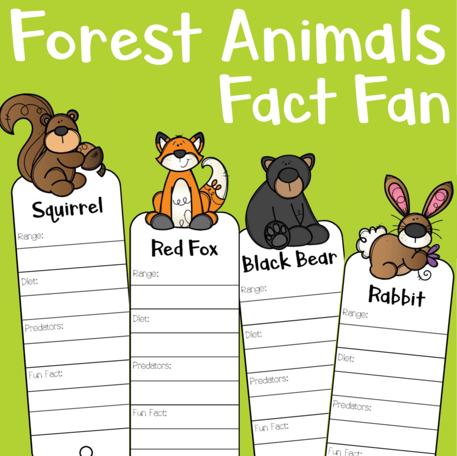 Animal Habitat Fact Fan Bundle