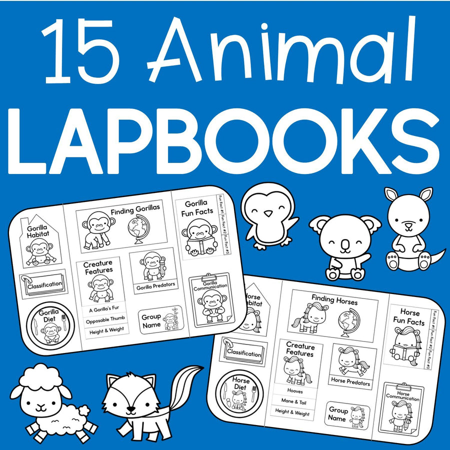 Animal Lapbook Bundle