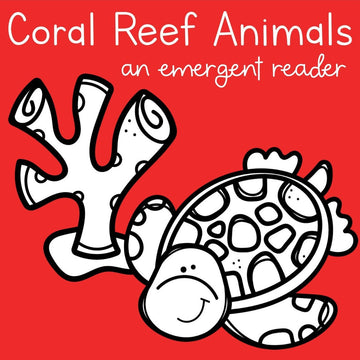 Coral Reef Animals Emergent Reader