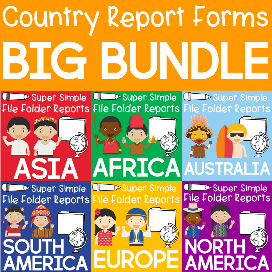 Country Report Forms Big Bundle