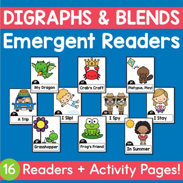 Digraphs Emergent Reader Bundle