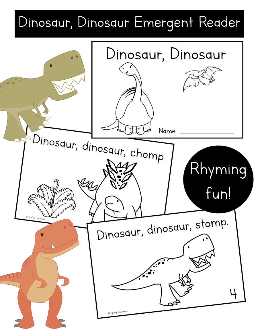 Dinosaur Printable Book
