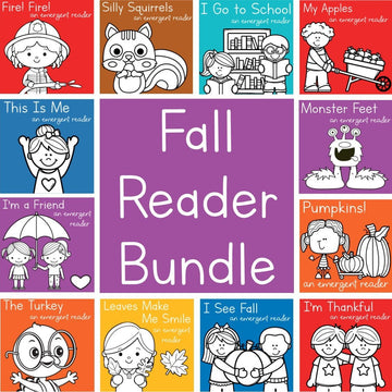 Fall Emergent Reader Bundle (15 Readers!)