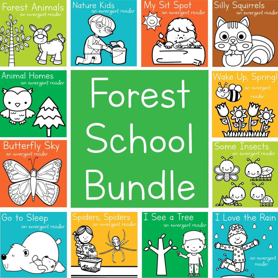 Forest School Emergent Reader Bundle (14 Readers!)