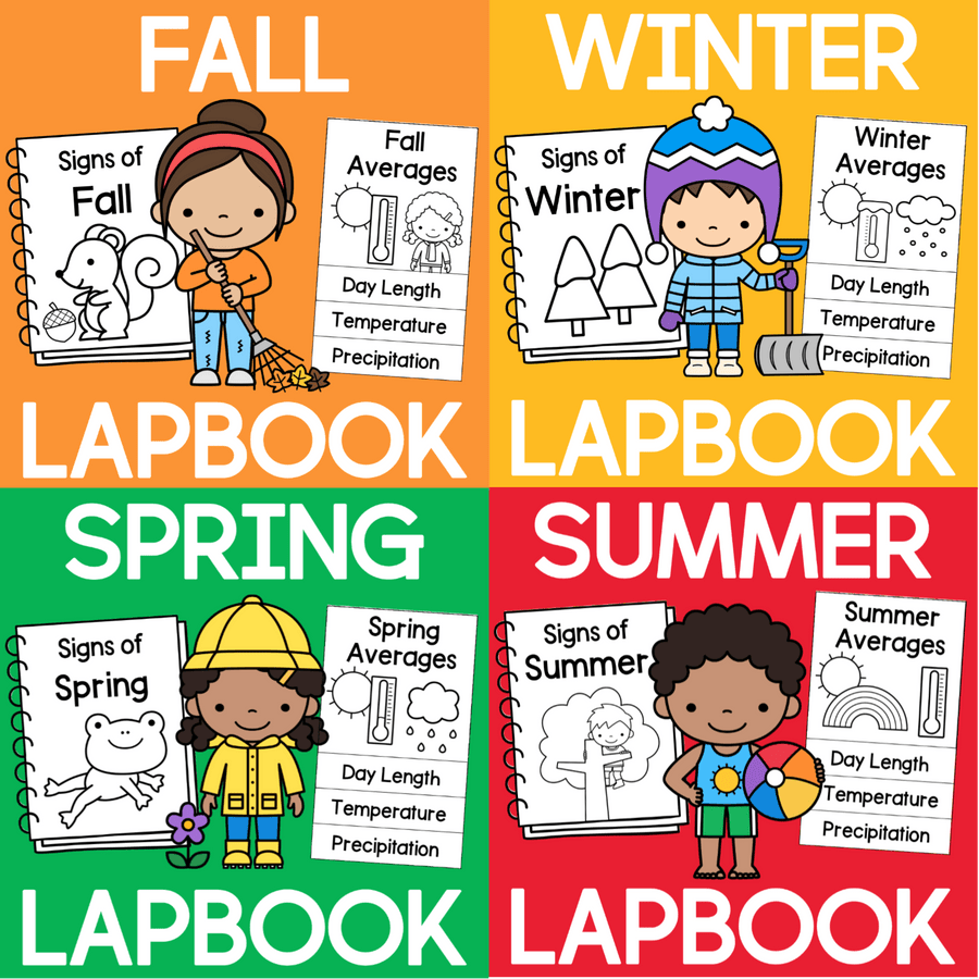 Four Seasons Lapbook Bundle