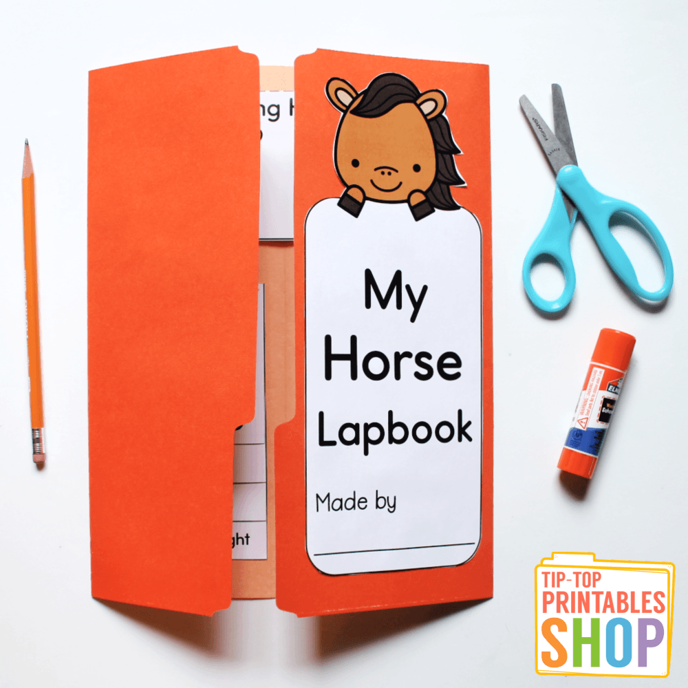 Horse Lapbook – The Tip-Top Printables Shop