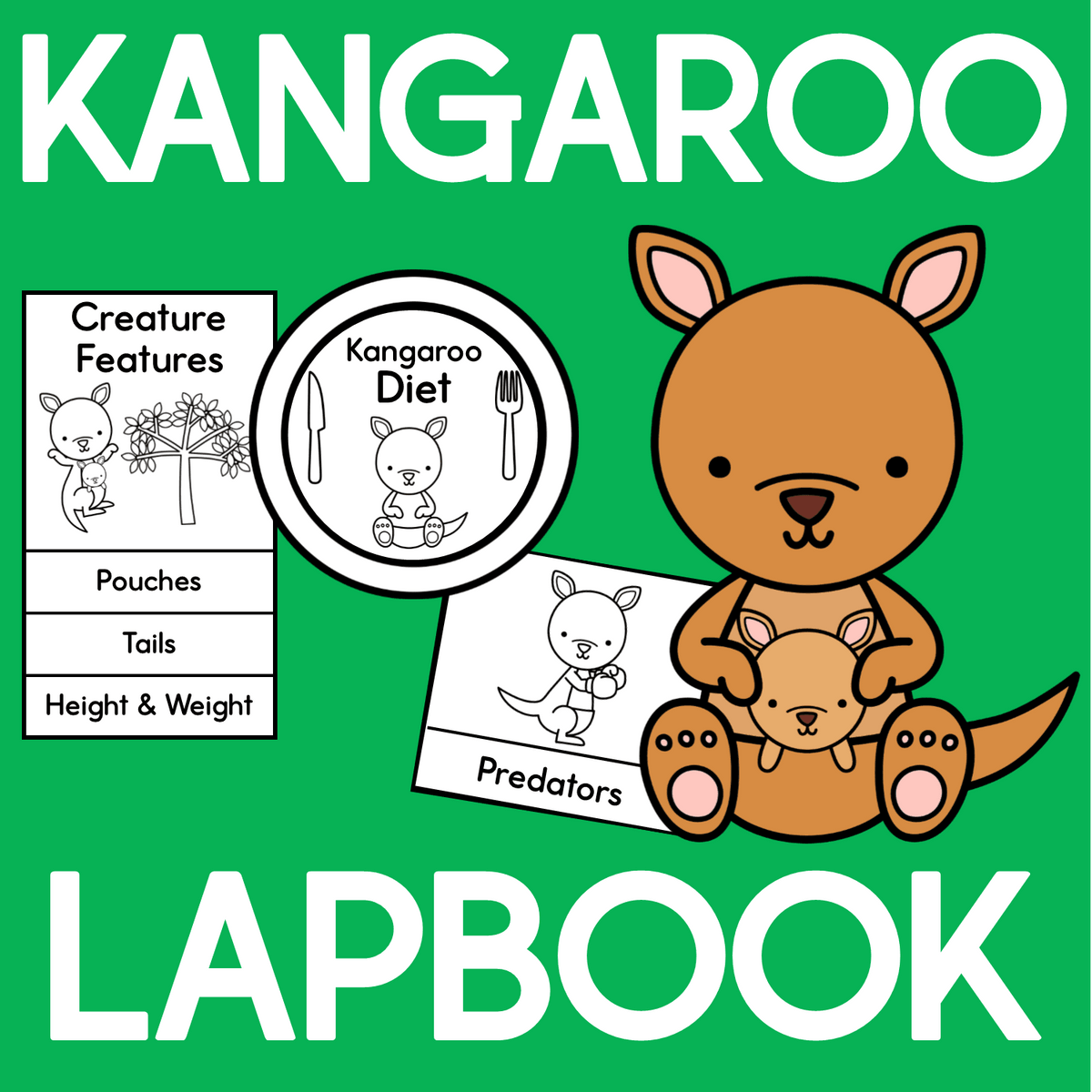 Kangaroo Lapbook – The Tip-Top Printables Shop