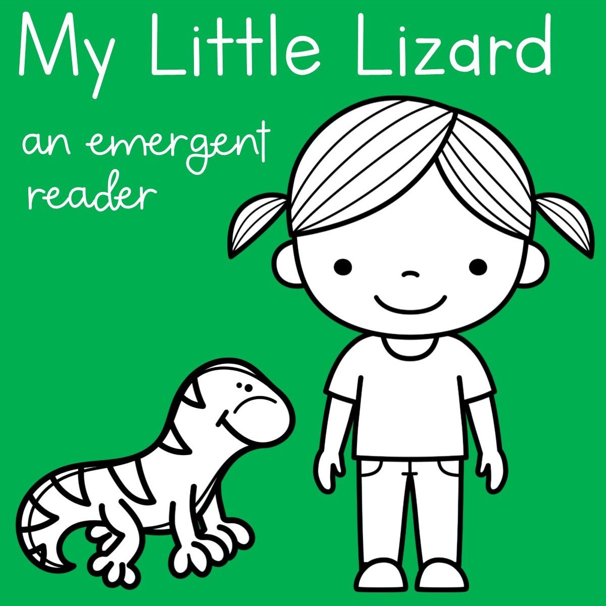Lizard Emergent Reader – The Tip-Top Printables Shop