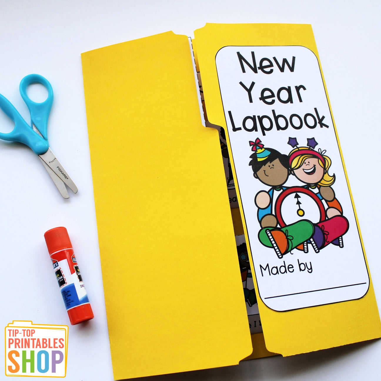 New Year Lapbook – The Tip-Top Printables Shop