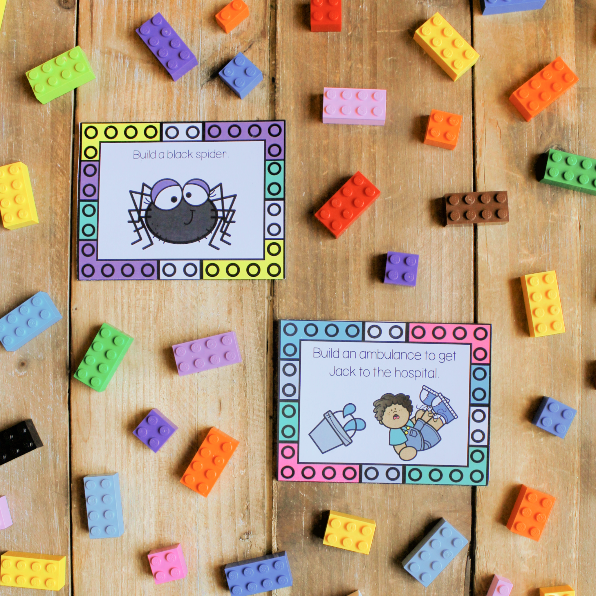 Nursery Rhyme STEM: Brick Building Challenges – The Tip-Top Printables Shop