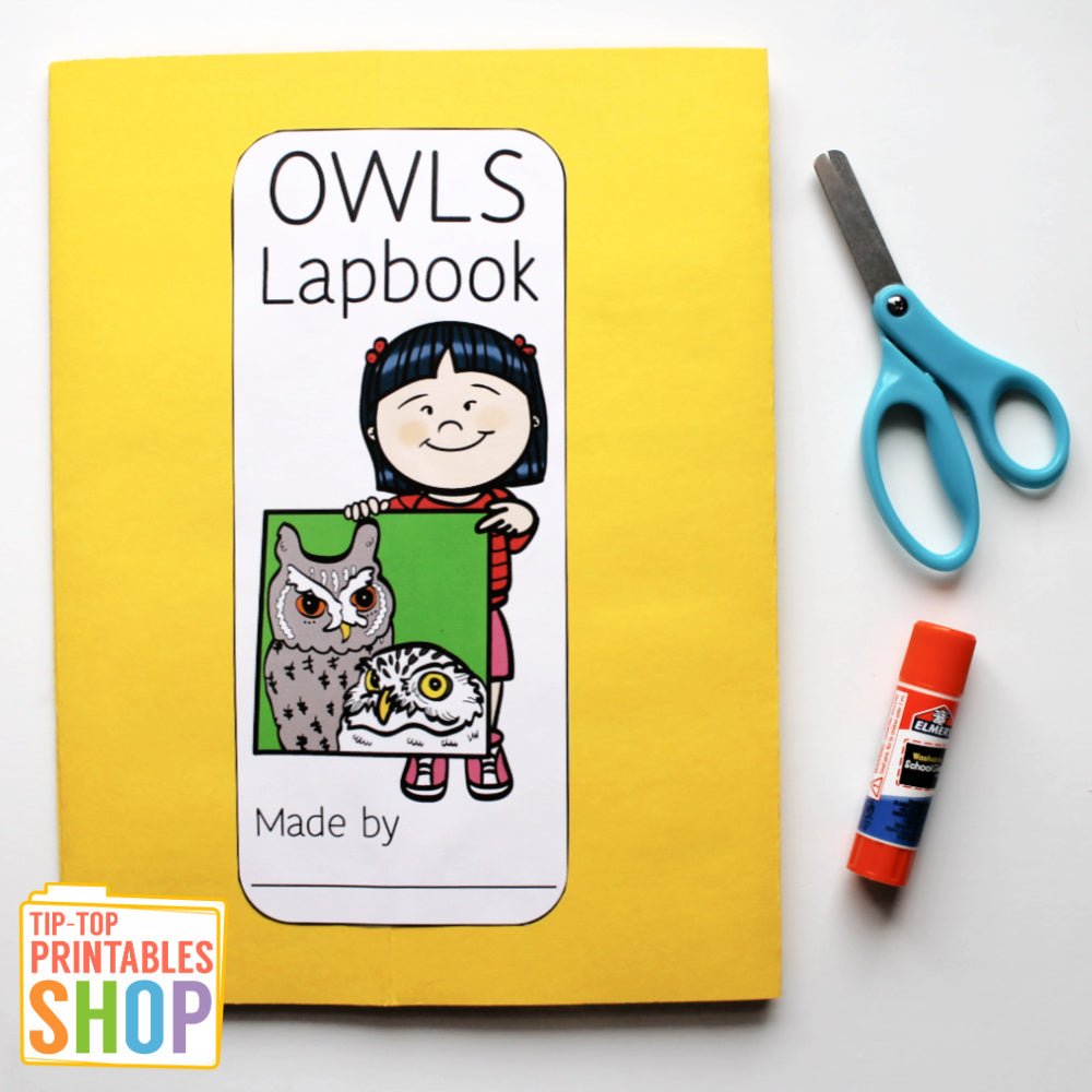 Owl Lapbook – The Tip-Top Printables Shop