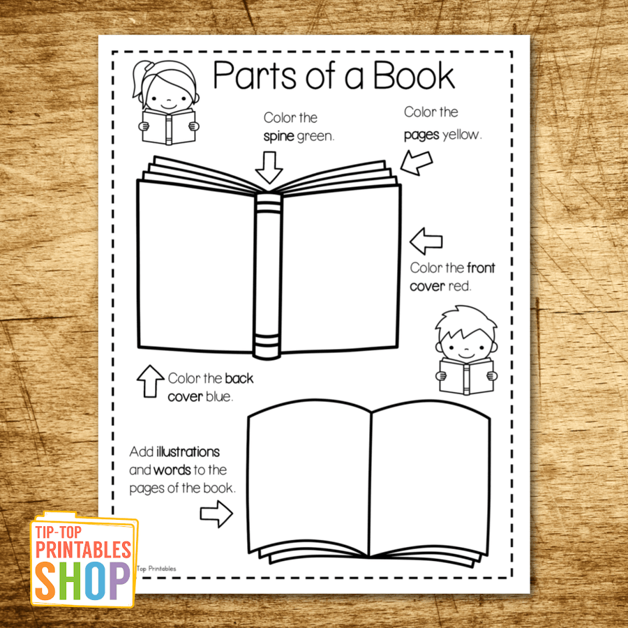 Parts Of A Book Printable Book The Tip Top Printables Shop parts-of-a-book-printable-book-the-tip-top-printables-shop