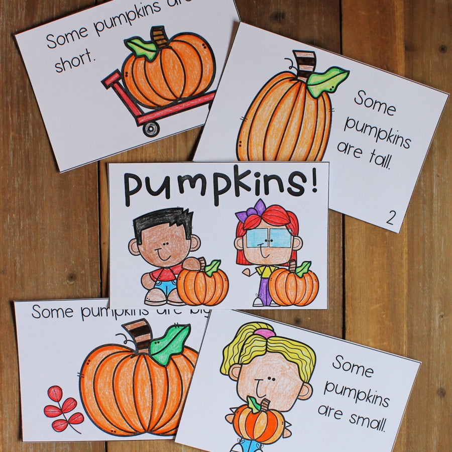 Pumpkins Emergent Reader The Tip Top Printables Shop