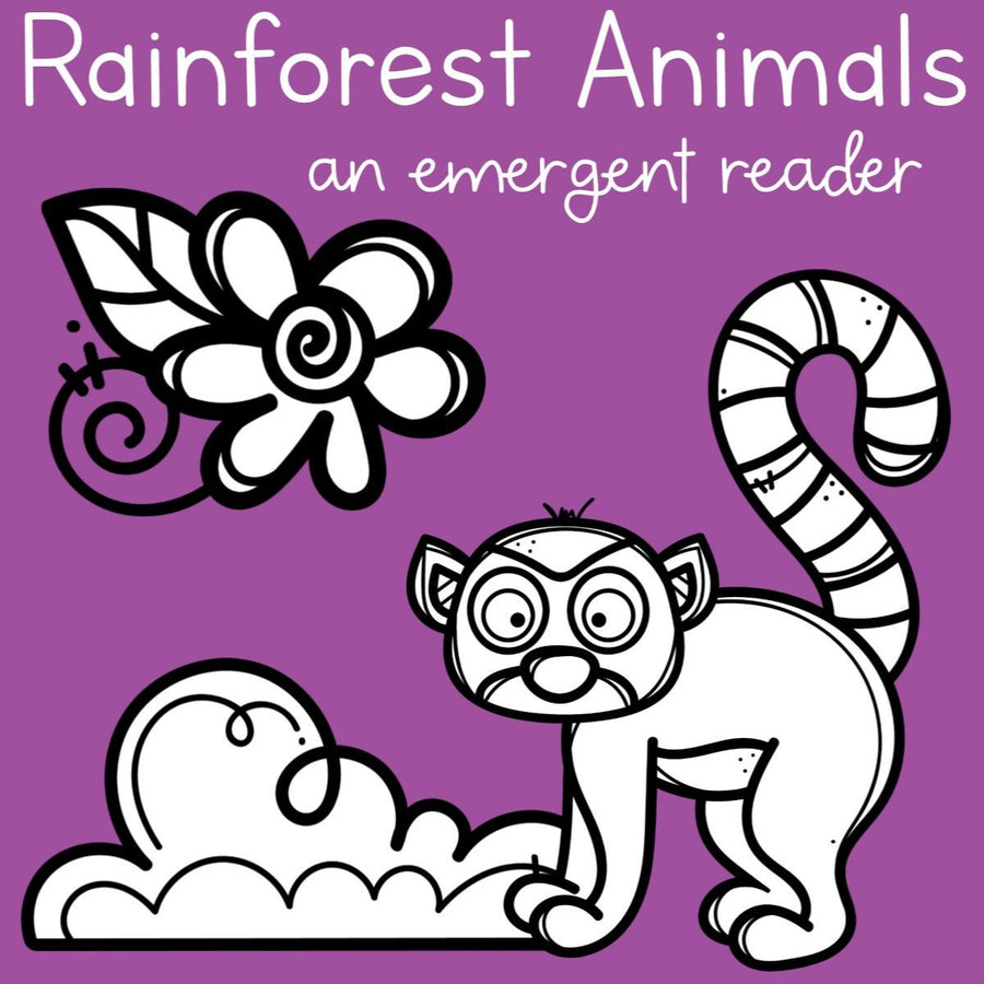 Rainforest Animals Emergent Reader