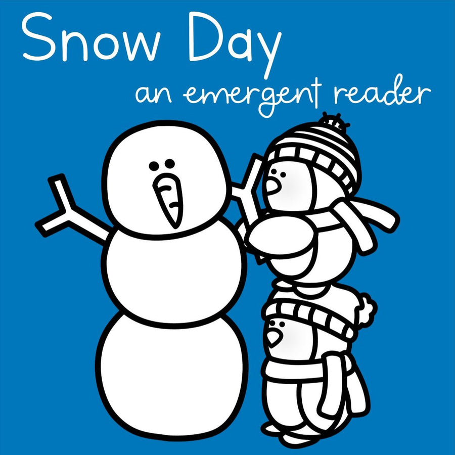 Snow Emergent Reader The Tip Top Printables Shop snow-emergent-reader-the-tip-top-printables-shop