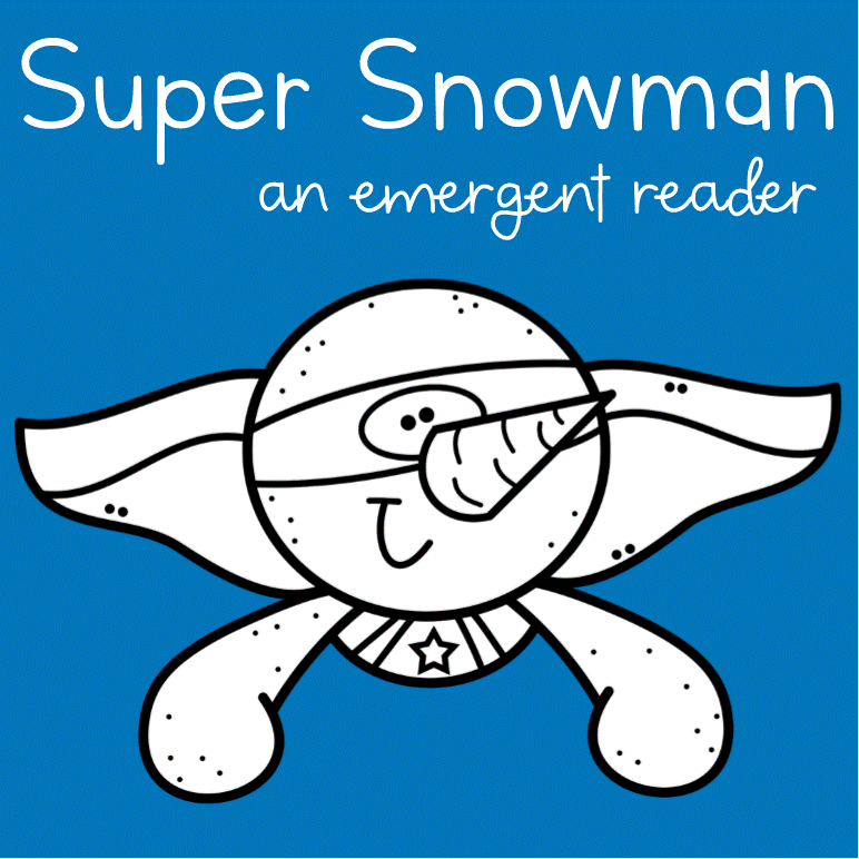 Snowman Emergent Reader