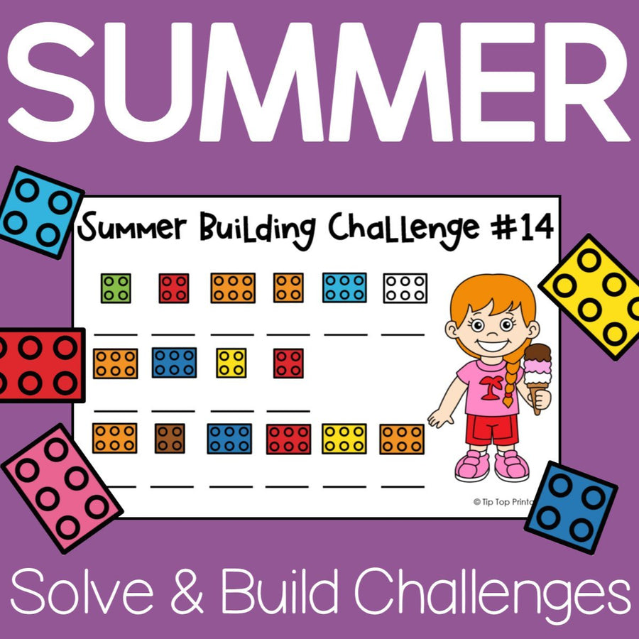 Summer Building Challenge Cards (STEM Activity)